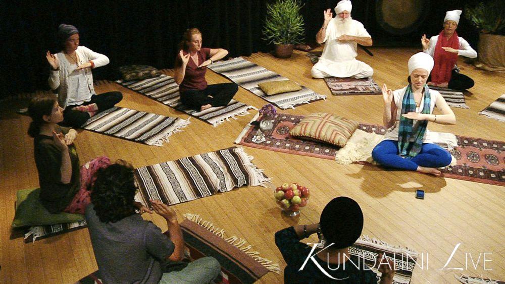 mudra meditation guided yoga class group